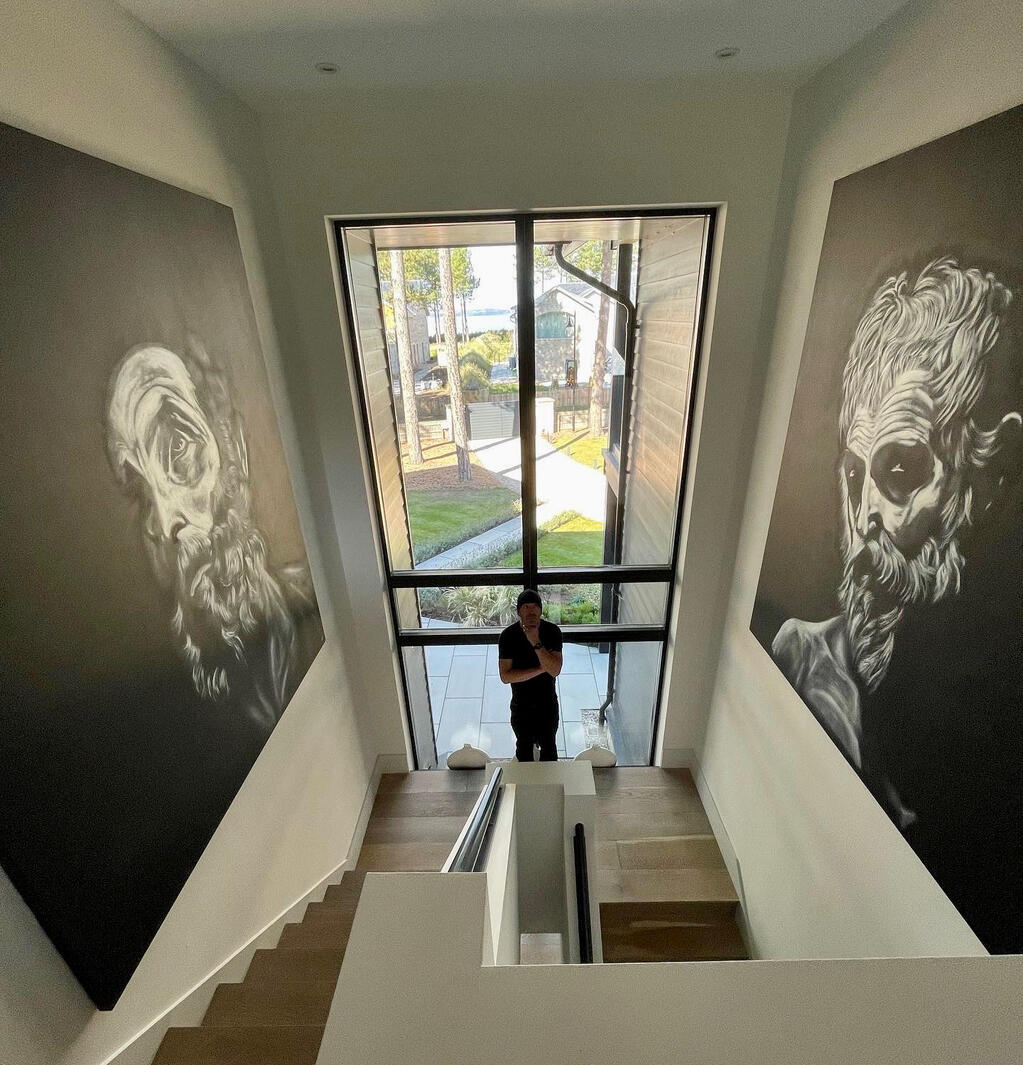 giant portraits (after Caravaggio) giant portraits (after Caravaggio)